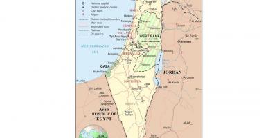 Карта на Израел летища